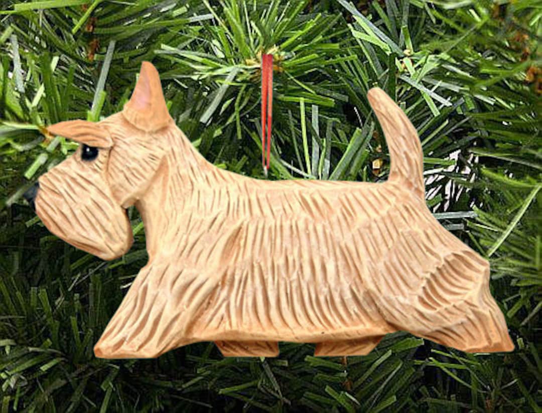 Scottish Terrier Christmas Ornament Multiple Colors Available Etsy