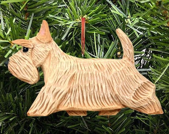 Scottish Terrier Christmas Ornament - Multiple Colors Available