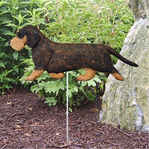 Dachshund (wirehaired) Garden Stake - Multiple Colors Available