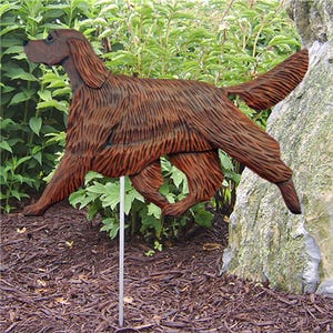 Irish Setter Garden Stake