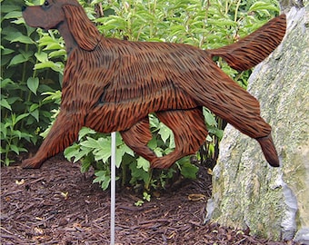 Irish Setter Garden Stake