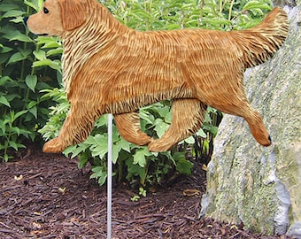 Golden Retriever Garden Stake - Multiple Colors Available