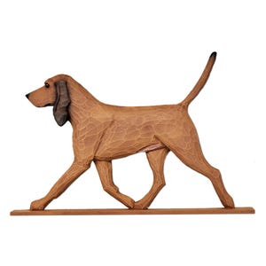 Redbone Coonhound DIG (Dog In Gait) Topper