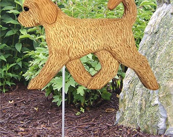 Goldendoodle Garden Stake - Multiple Colors Available