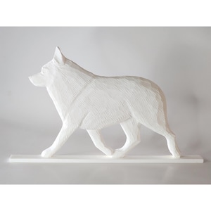 Adorno para decorar Schipperke (sin pintar) DIG (Perro en movimiento) para pintar uno mismo