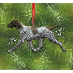 German Shorthaired Pointer DIG (Dog in Gait) Ornament