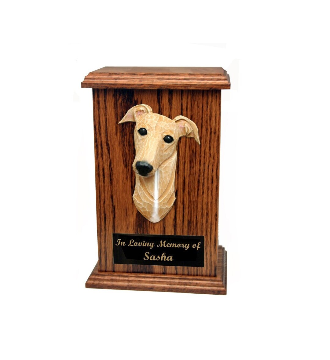 Greyhound Memorial Urn Multiple Colors Available Engraving Not Included