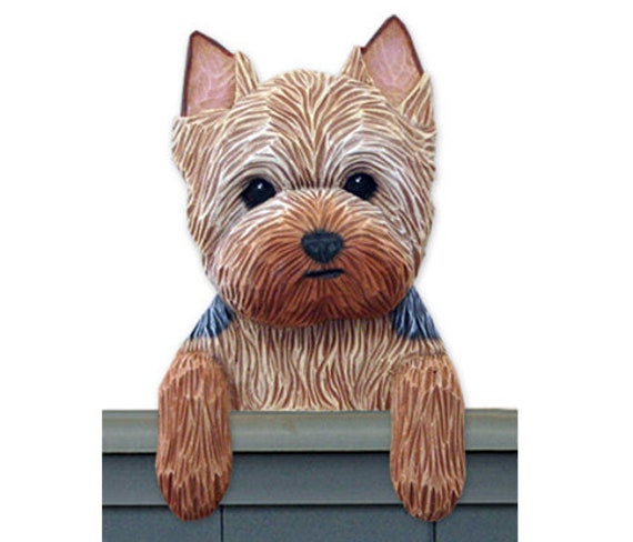 NEW YORKIE SHELF SITTER DOG BREED FIGURINE NEW YORKIE SHELF SITTER DOG BREED FIGURINE