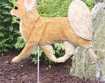 Chihuahua (longhaired) Garden Stake - Multiple Colors Available
