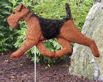 Airedale Terrier Garden Stake