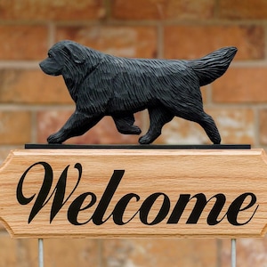Newfoundland  Welcome Stake Sign - Multiple Colors Available