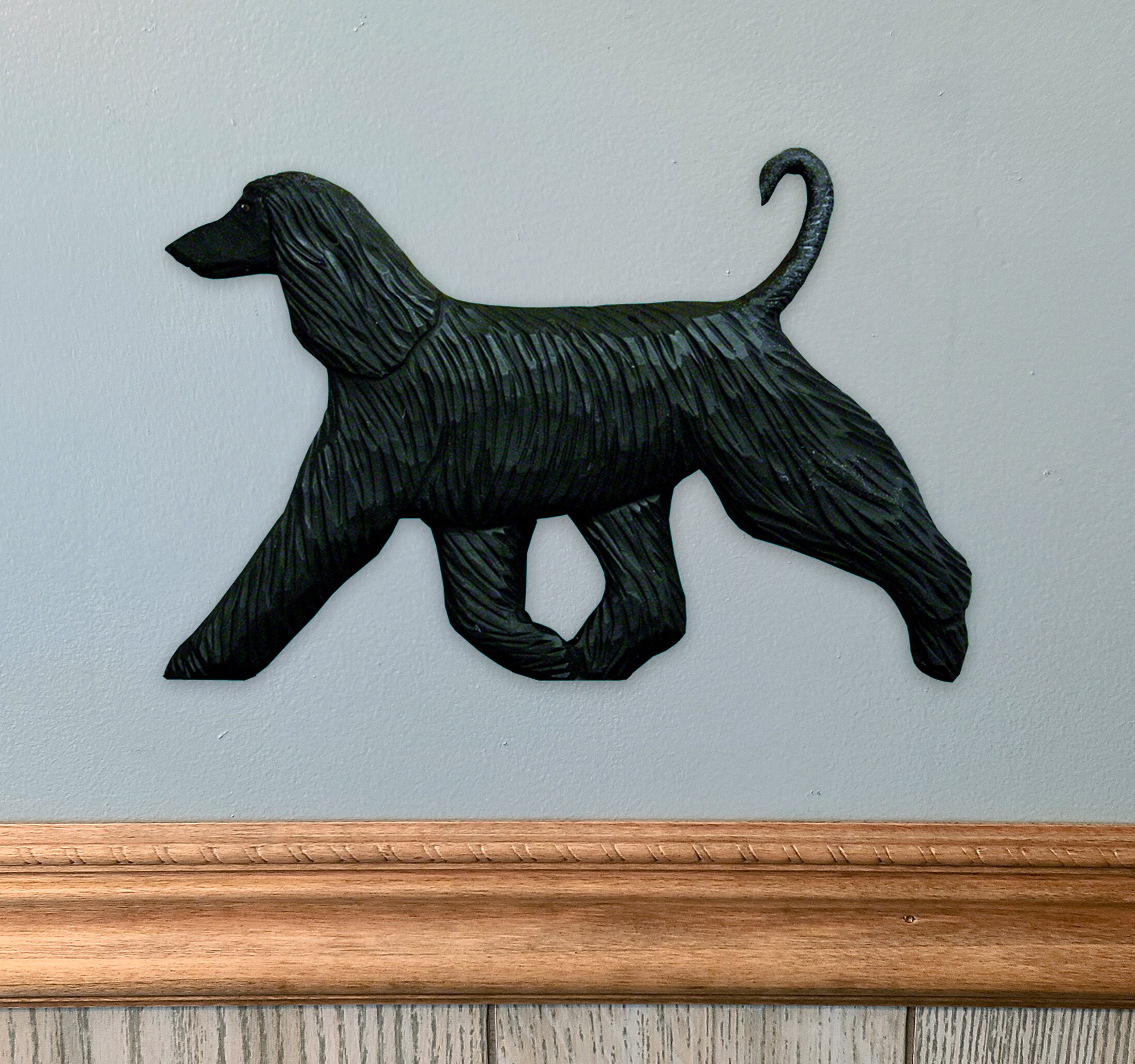 アフガンハウンドDIG壁彫刻 - 複数の色をご用意 - Etsy 日本