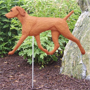 Vizsla Garden Stake