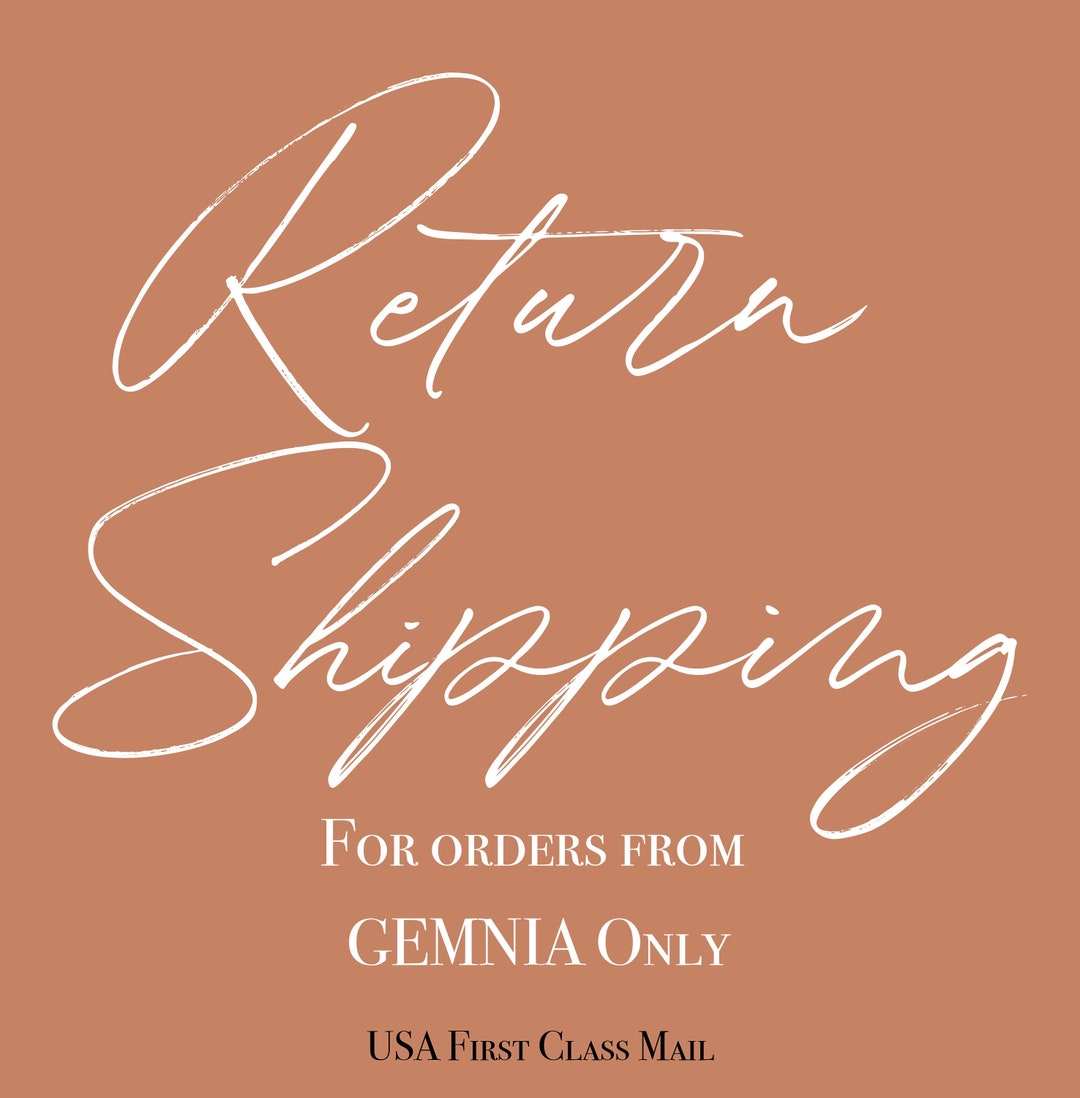 RETURN SHIPPING for Exchanges or Re-sizing in USA From Coralizeddesign ...