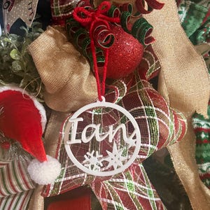 Personalized Christmas ornament