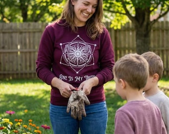 Spiritual Unisex Long Sleeve Tee | Multiple Colors, Sizes | Love is My Truth