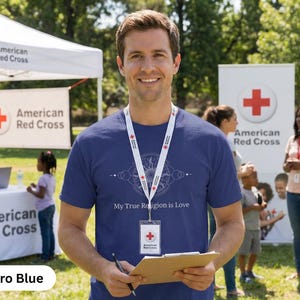 Spiritual Unisex Short Sleeve Tee | Multiple Colors, Sizes | My True Religion is Love image 2