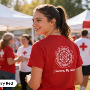 Spiritual Unisex Short Sleeve Tee | Multiple Colors, Sizes | My True Religion is Love image 7