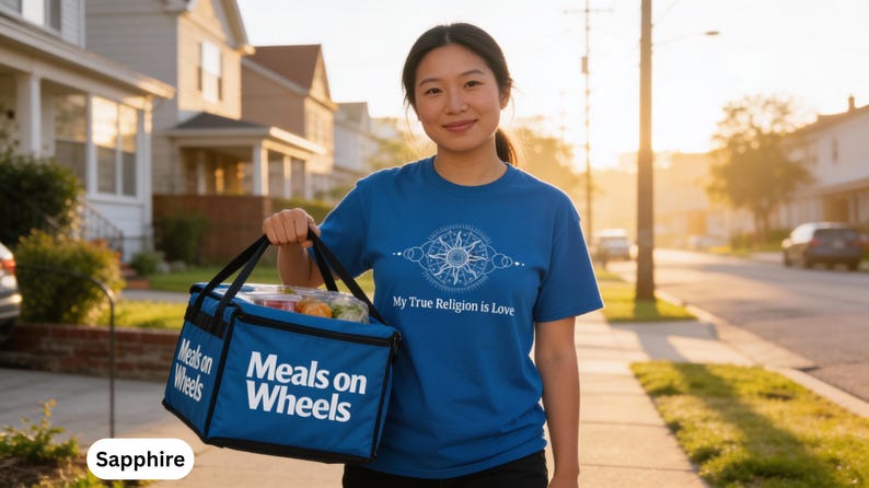 Spiritual Unisex Short Sleeve Tee | Multiple Colors, Sizes | My True Religion is Love image 18