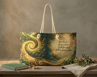 You Have a Unique Plan Getaway Weekender Bag, Oversized Rope Handles