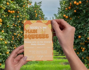 Mama’s Main Squeeze Baby Shower Invitation