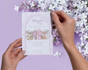 Chapter One Birthday Invite Template