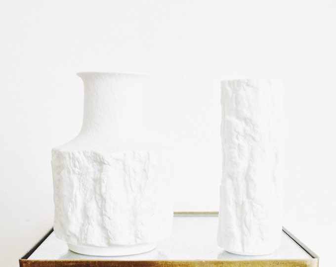 Vase // Mid Century // Mid Century Modern // White Porcelain - Etsy
