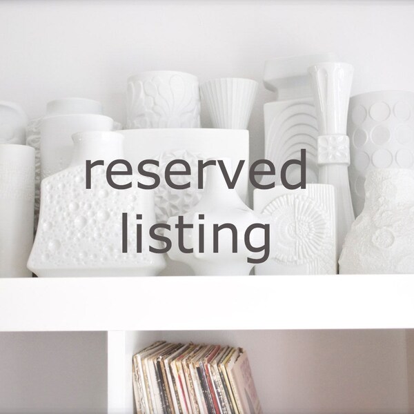 RESERVED for Paula