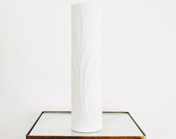 RESERVED for Etsy Design Awards Large Scale West German Modernist Matte White Porcelain Vase // Thomas Germany