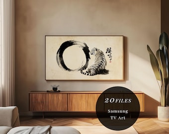 20 Samsung Frame TV Art Set | Neutral Zen Garden Stone | Minimalist Beige Wabi Sabi | 4K Digital Download Screensaver