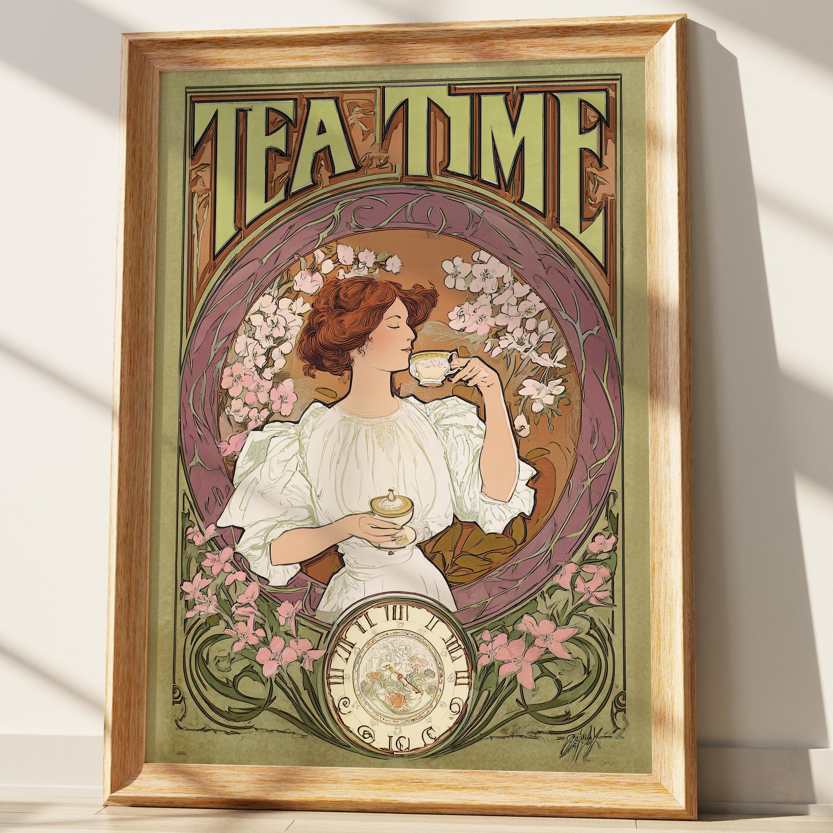 Tea Time Wall Art - Etsy