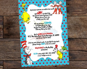 Baby Shower Invitations - Gender Neutral Baby Shower - Printed Baby Shower