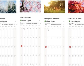 Garden Planneral Digital Download: Seasonal and Harvest Tracking Fully Editable