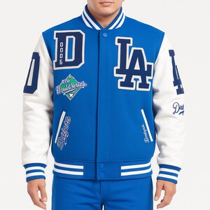 47 Brand Bomberjacke College PATCHES Los Angeles Dodgers, MLB Los