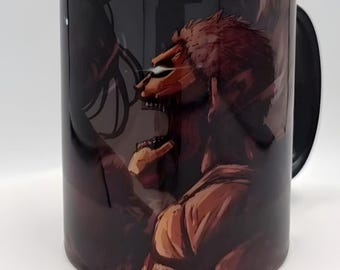 Shingeki no Kyojin Mug | Attack on Titan Anime Coffee Mug | Anime Fan Gift | Otaku Mug | Anime Ceramic Cup 11 OZ