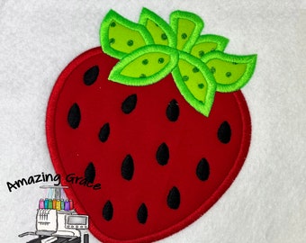 Strawberry Applique Design