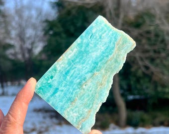 190g+ Natural Hemimorphite Slice,Reiki Healing,Crystal Obelisk Tower,Gemstone Energy Wand,Home Decor
