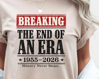 Lindsey Graham The End of An Era Shirt 1955-2026, Breaking News Vintage Graphic Tee, Political Statement Shirt, USA Politics Tee