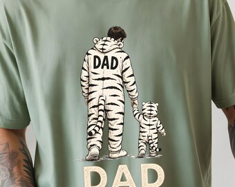 Tiger Dad Shirt Comfort Colors, Funny Dad and Baby Outfit, First Fathers Day Gift, Dad The Man The Myth Tiger Tee, New Dad Gift 2026