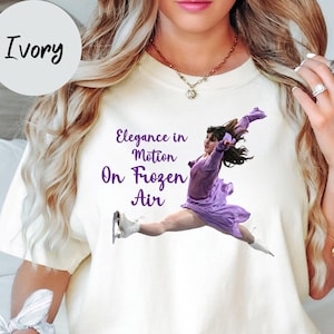 On Frozen Air figure skating shirt ivory shade