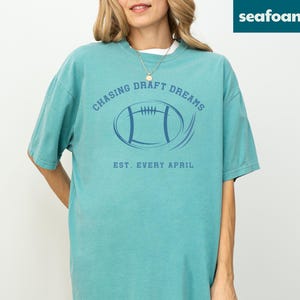distressed football graphic tee vintage sports shirt