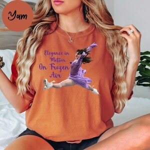 Comfort Colors skating shirt artistic design