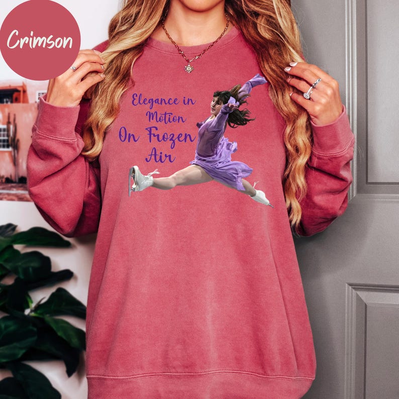 On Frozen Air figure skating sweatshirt