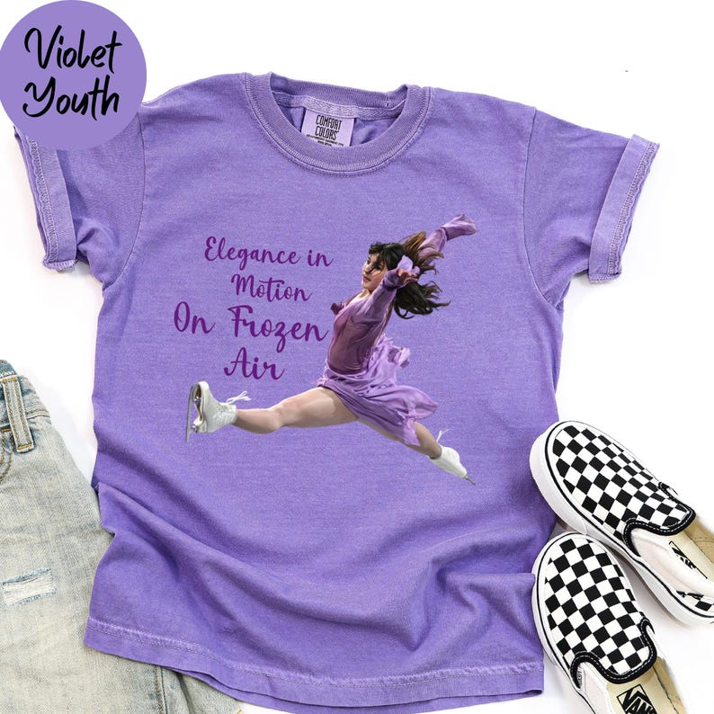 Youth figure skating shirt winter sports