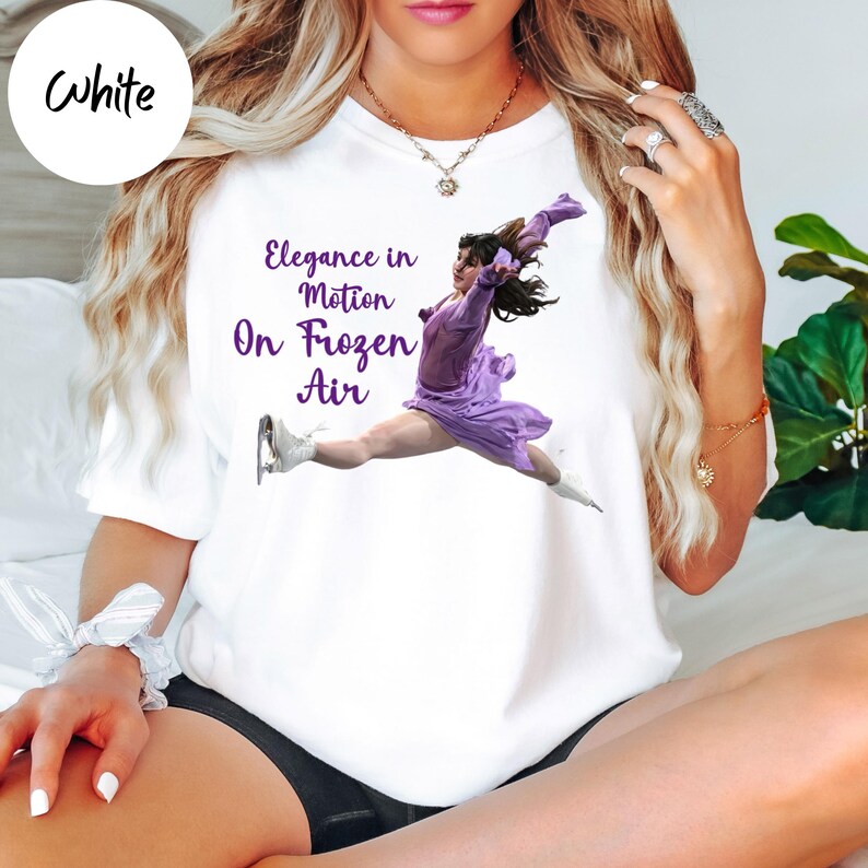 Elegance in Motion skating shirt aesthetic design