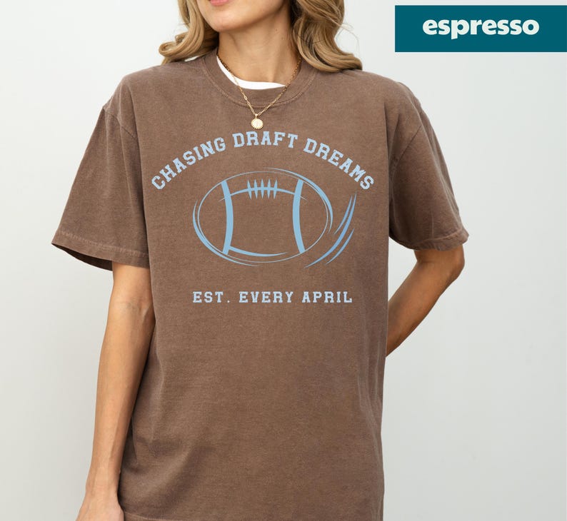 nfl draft shirt est every april football fan apparel