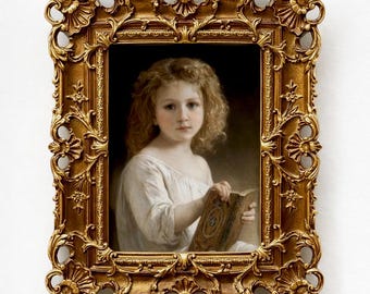 5x7 Ornate Baroque Gold Picture Frame – Hand-Finished Vintage Rococo Style