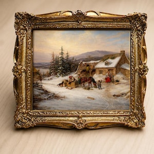 8x10 in Ornate Baroque Gold Picture Frame for 8x10 size – Hand-Finished Vintage Rococo Style