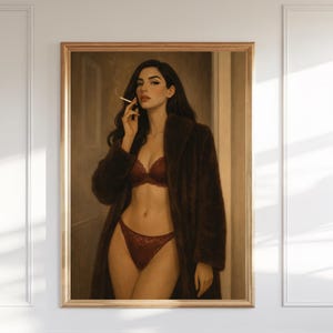Poster Woman Lingerie