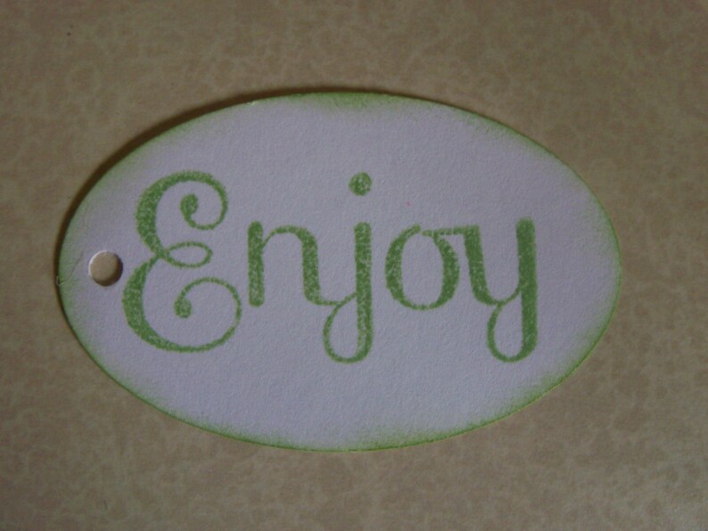 Enjoy Gift Tags Etsy